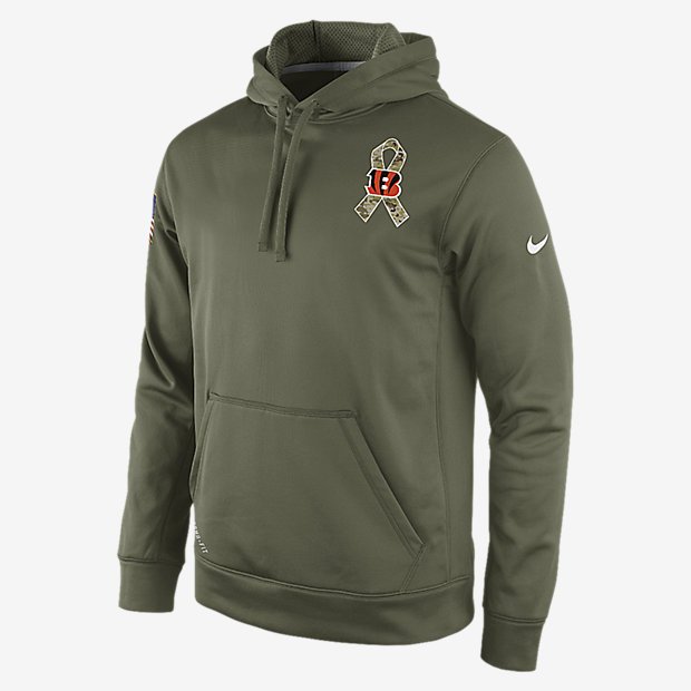 bengals military hoodie