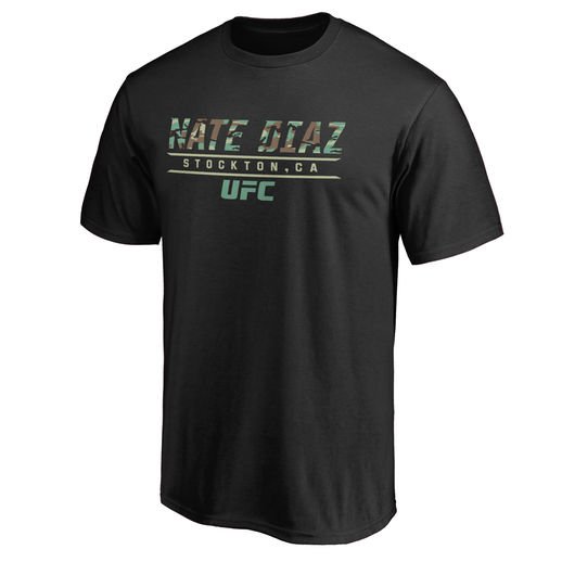 big and tall ufc tee shirt, big and tall nate diaz tee shirt, mma t-shirts, mma big and tall apparel, black nate diaz tee