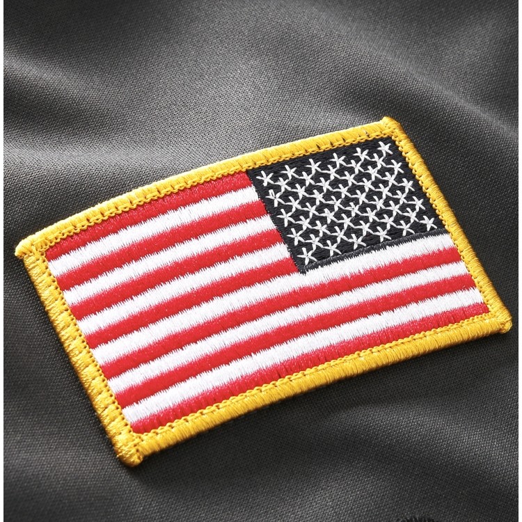 salute to service flag patch, reverse flag patch
