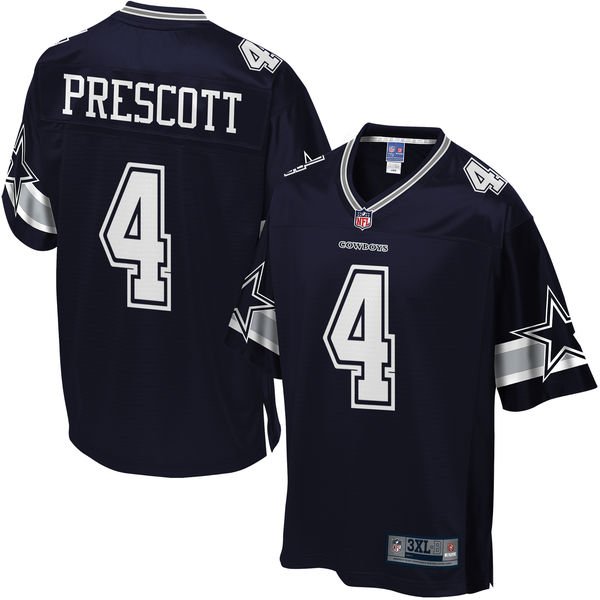 dak prescott jersey mens small